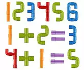 Ignited Minds Educational Play and Learn Plastic Building Block Set Pipes Puzzle Set (72 Pcs) - Multi Color